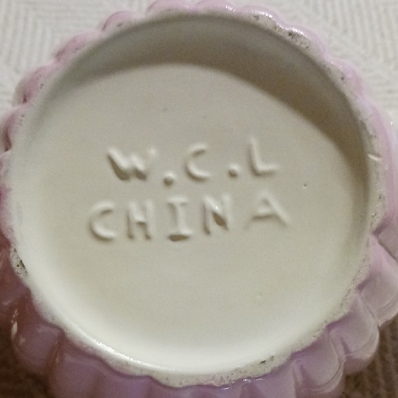 Elegant Pink and White Ceramic Teapot - Picture 2 of 13